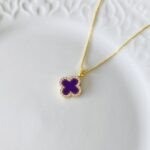 Cadena Van Cleef morado Circones