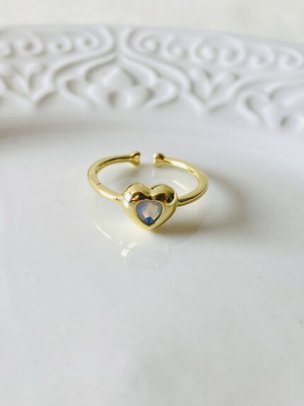 Anillo Corazón Nácar