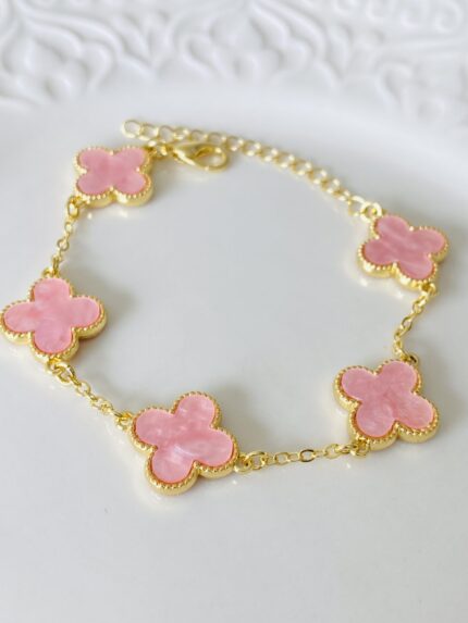 Pulsera Van Cleff Rosa