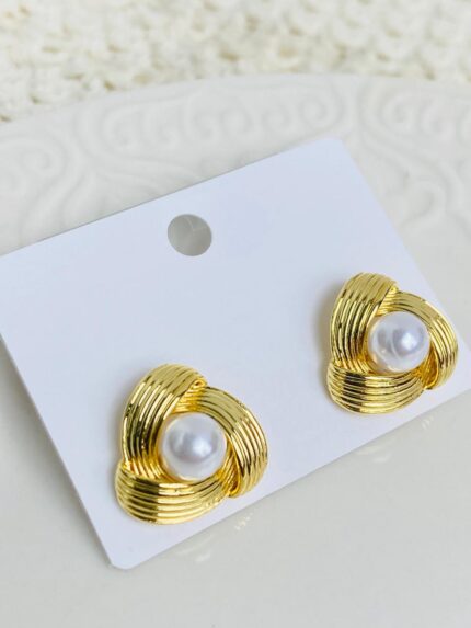 Arete Flor Rayada