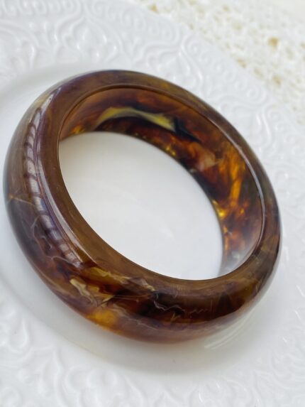 Brazalete Chunky cafe oscuro