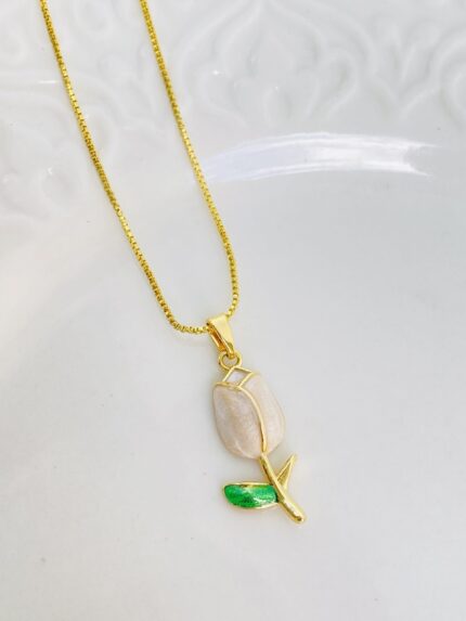 Cadena Tulipán Blanco