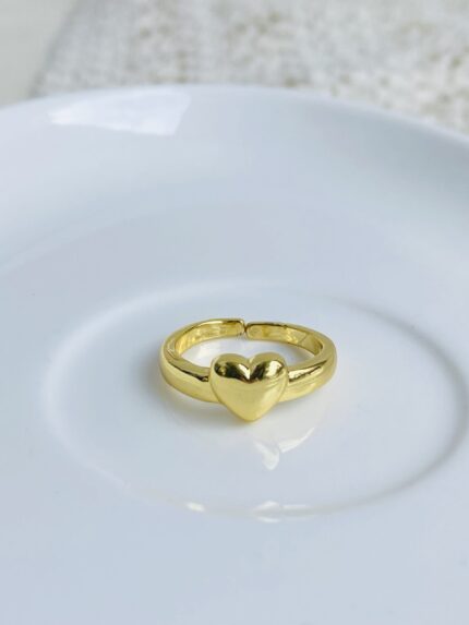 Anillo Corazón Liso