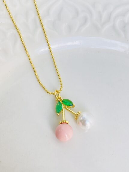 Cadena Cereza Rosa