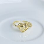 Anillo Corazón Tallado