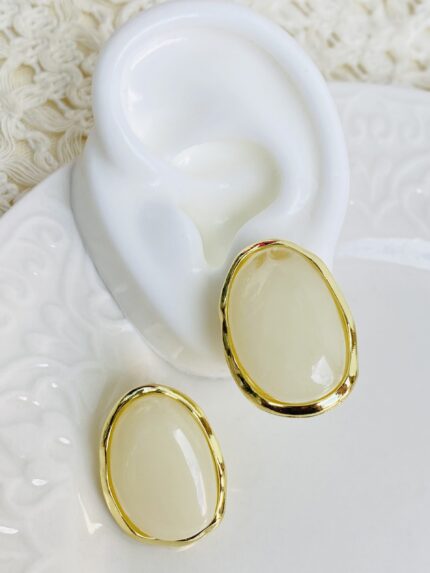 Arete Perla Bordeada