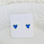 Topo Mini Corazón Azul Rey