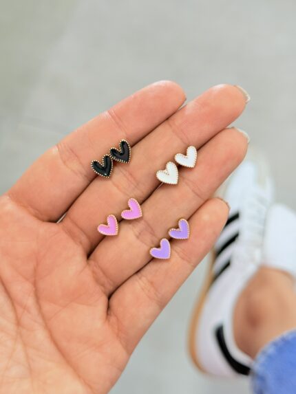 Topo Mini Corazones Borde