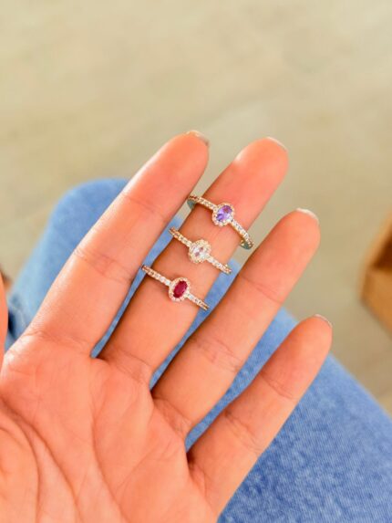 Anillo Amelia Cristal
