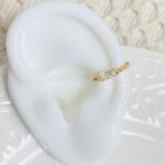 Earcuff Gema Blanca