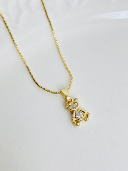 Cadena Osito Cristal