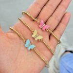 Pulsera Mariposas Pastel