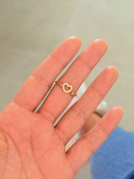 Anillo Cruce Corazón