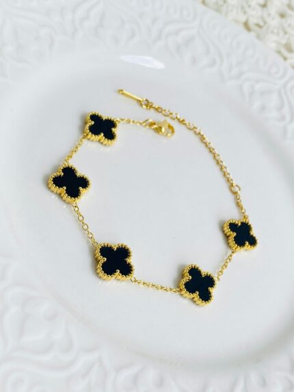 Pulsera Trebol Negro