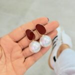 Aretes Vino Perla