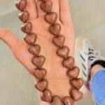 Collar  Corazones Cafe
