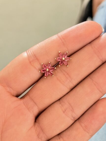 Topo flor Lutunia fucsia