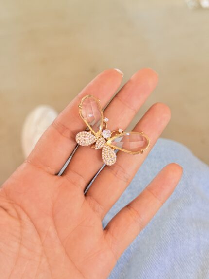 Anillo Mariposa Cristal