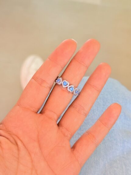 Anillo Corazones Princesa