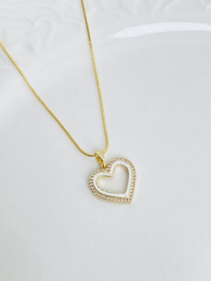 Cadena corazón suspiro