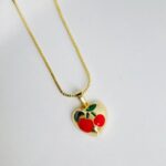 Cadena Corazon Cereza