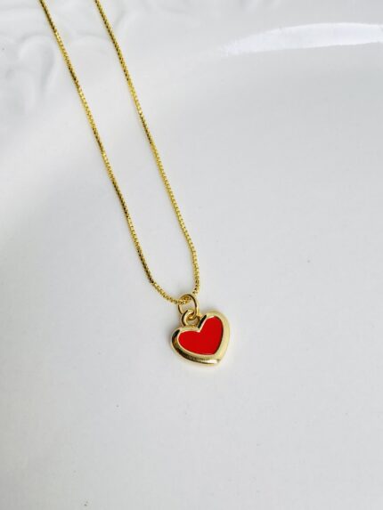 Cadena Amor rojo