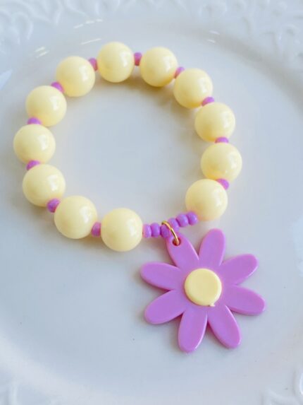 Pulsera Chicle Margarita Amarillo-Rosa