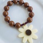 Pulsera Chicle Margarita Cafe-Beige