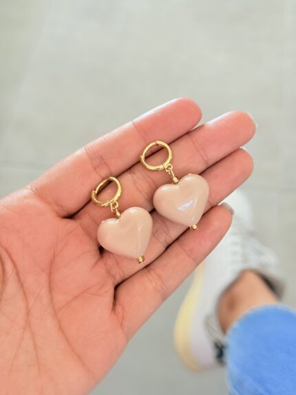 Candongas Chicle Corazon Camel
