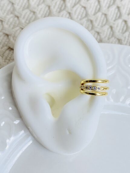 Earcuff Linea Cristal