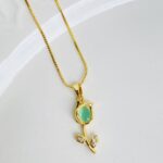 Cadena Anturio Verde