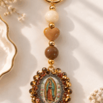 Llavero Virgen de guadalupe - Ambar