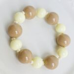 Pulsera Chicle Beige - Camel Combinada