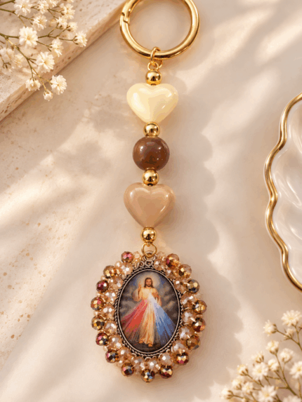 Llavero Divina Misericordia - Moka