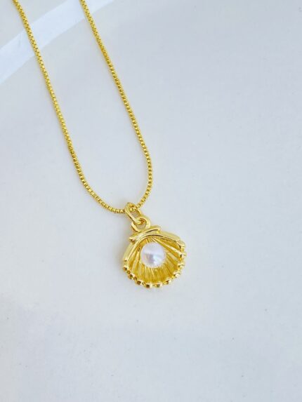 Cadena Concha Perla
