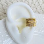 Earcuff Líneas Circonadas
