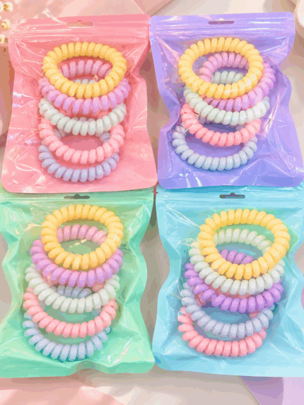 Cauchos elásticos Pastel
