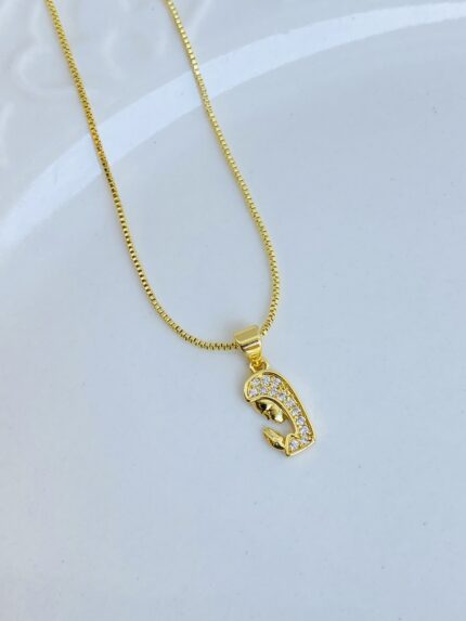 Cadena Virgen Silueta