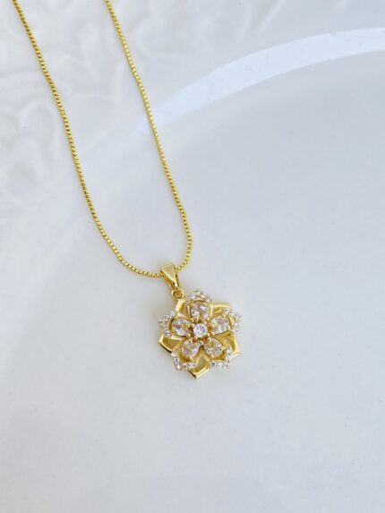 Cadena Flor Giratoria