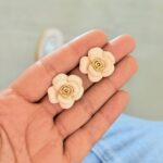 Aretes Rosa Beige