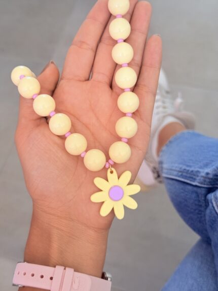Collar chicle Amarillo Margarita
