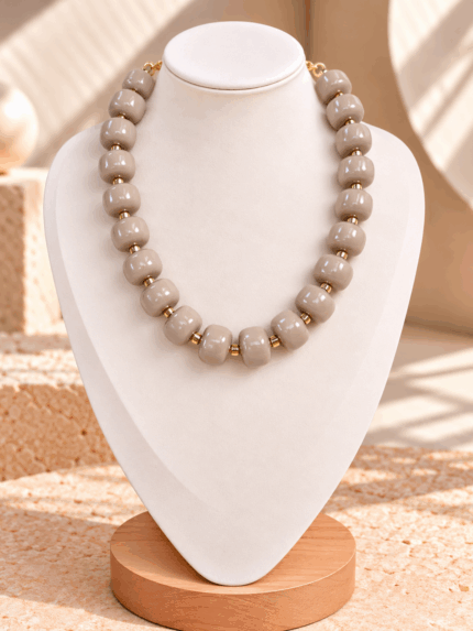 Collar Donut Taupe Claro