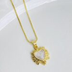 Cadena Corazon Sagrado Nacar