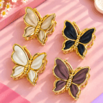 Caimán Mariposas Borde Dorado