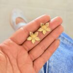Arete Topo Flor Dorada