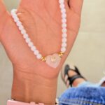 Collar Piedra natural Beige Love
