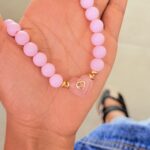 Collar Piedra natural Rosa