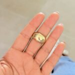 Anillo Chunky Sencillo Dorado