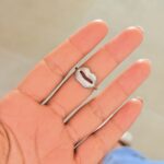 Anillo Labios Plateados