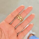 Anillo Cinta Doble de Estrellas